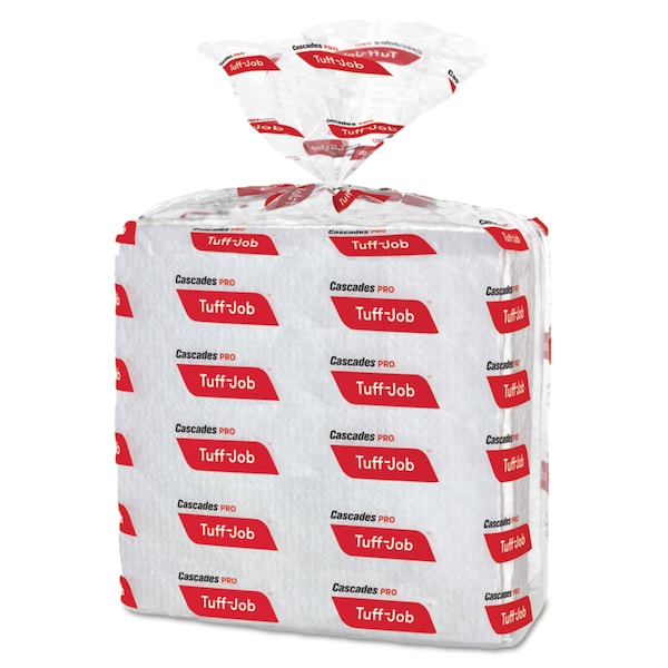 Cascades Pro Tuff-Job S300 Airlaid Wipers, 12 x 13, White, 50 Wipers, PK16 W300 - main